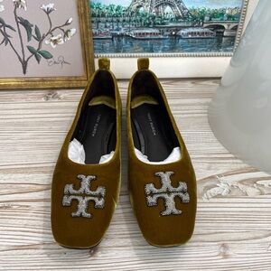 Tory Burch Eleanor Pave Ballet Flats